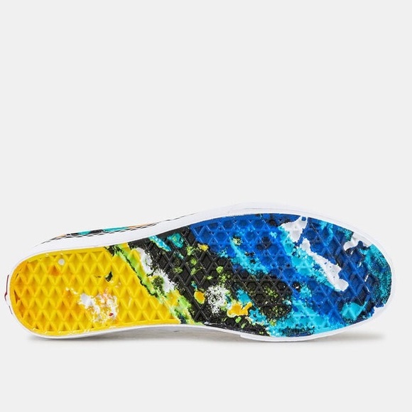 Vans x Crayola Collaboration "Van Doren Inspired" (floral/tropical) Women's Sz 7 - Picture 8 of 8